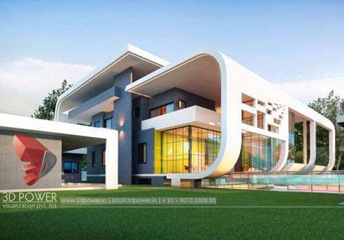 architectectural rendering bungalow 3d visualiser